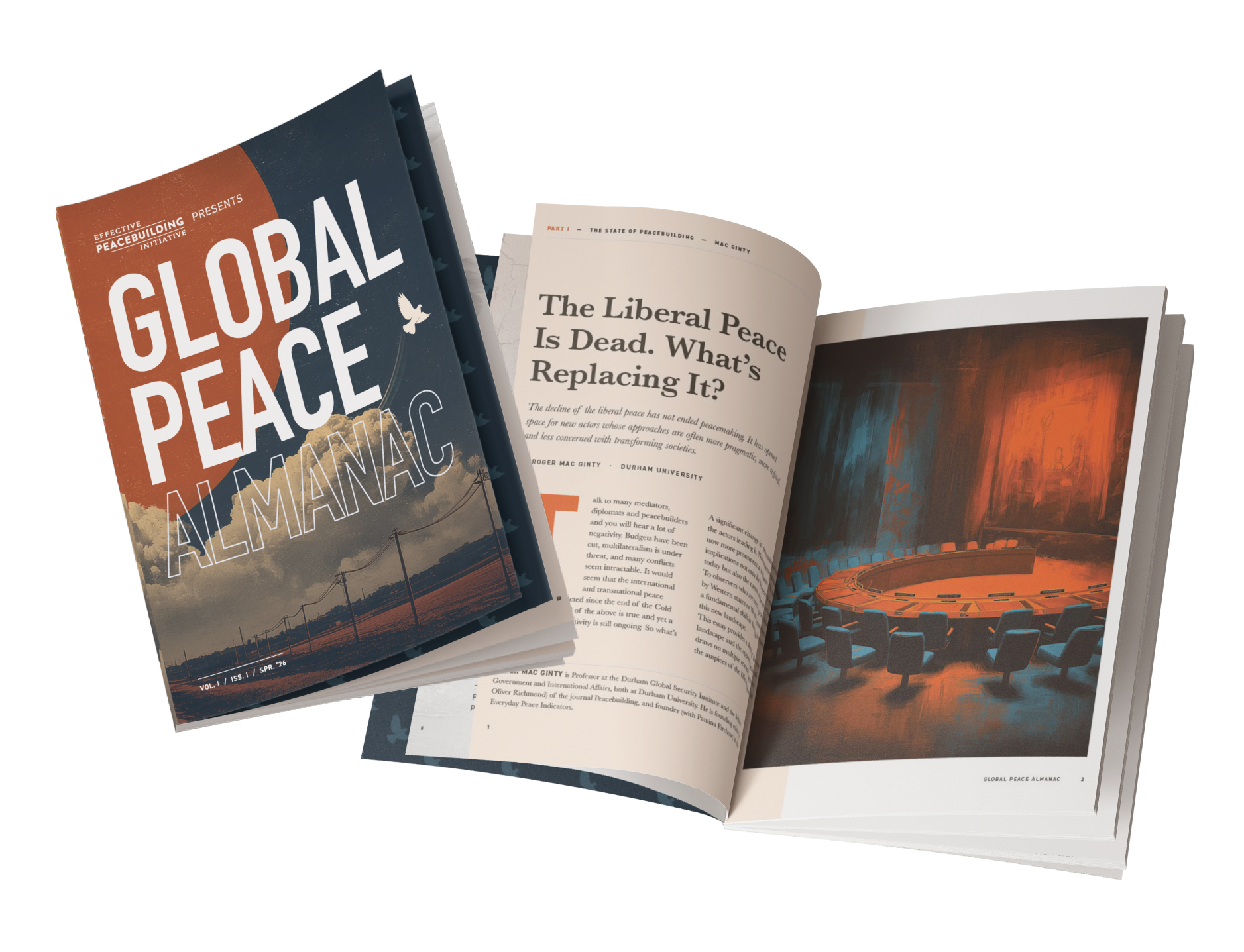 Global Peace Almanac, Volume I — printed edition with companion materials